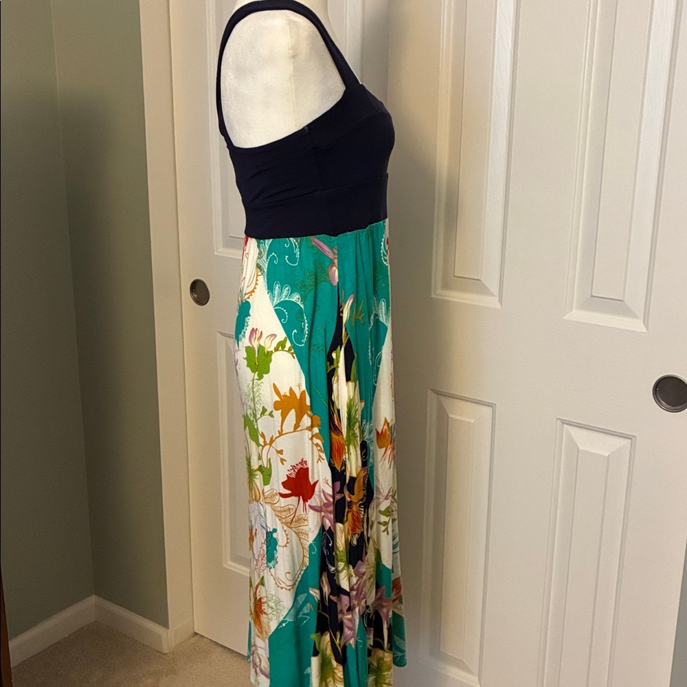 Anthropologie Ric Rac Floral Midi Dress - Picture 6 of 9